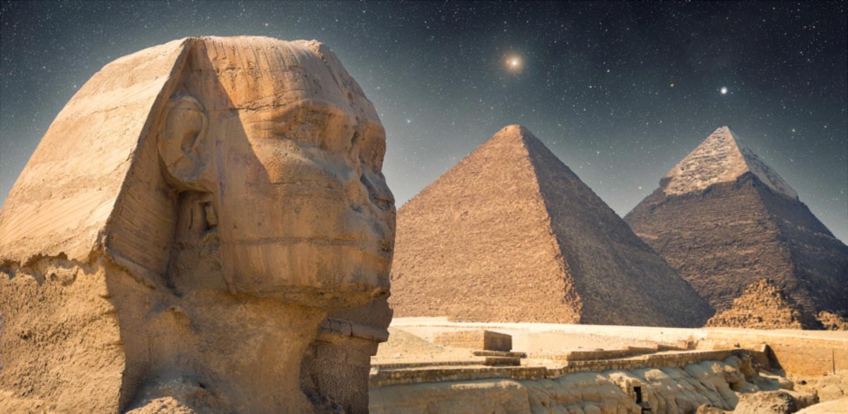 The Egyptian pyramids may align with an ancient North Star. NASA