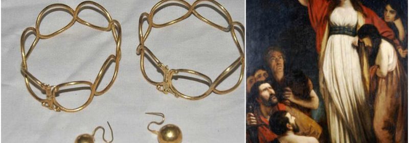 Golden hoard of Roman jewellery found hidden from Queen Boudicca and her army