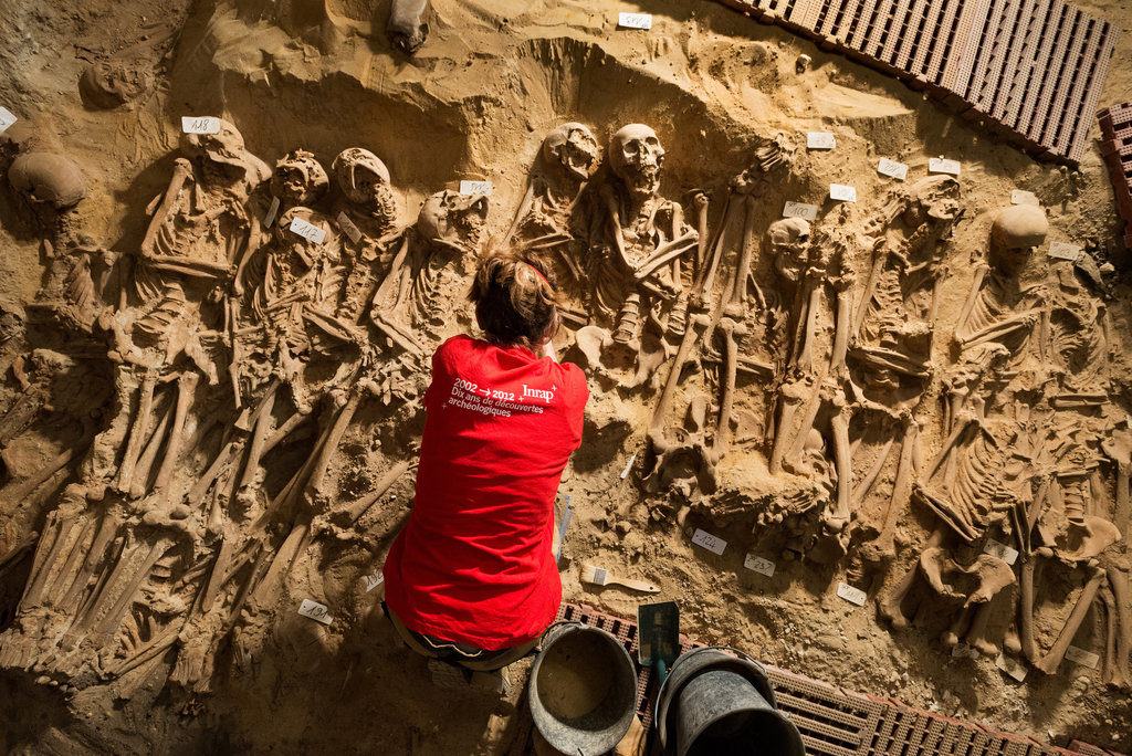 Archaeologist Found Medieval Mass Grave discovered in beneath Paris supermarket