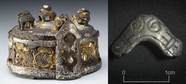 The small piece of silver was found at a Viking fortress in Køge, Denmark.