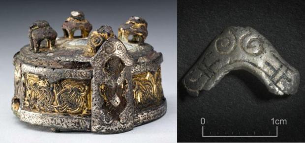 The small piece of silver was found at a Viking fortress in Køge, Denmark.