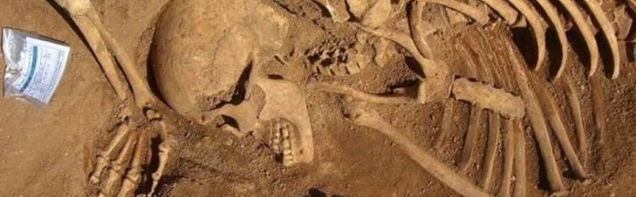 Burials of Africans slaves found at the old rubbish dump in Portugal