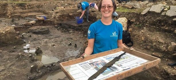 Roman swords and toys found in Hadrian's Wall Vindolanda dig