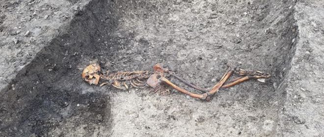 Murder mystery on HS2 route as Iron Age man found buried face down with hands bound