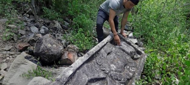 Pre-Hispanic ruins found on a mountaintop in Mexico