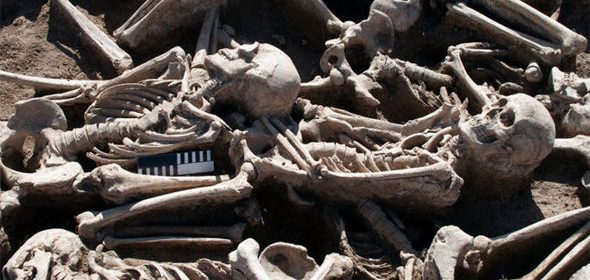 Archaeologists find 60 Roman British skeletons buried in a field