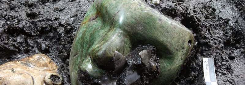 A 2,000-Year-Old Green Mask Has Been Found Inside The Ancient “Pyramid of the Sun”