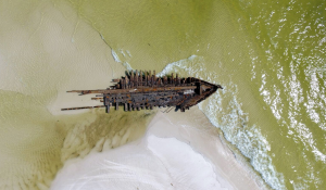 Hurricane Michael unearths nearly 120-year-old ship wreckage on Florida island