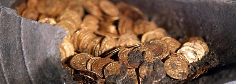 Hundreds Of Roman Gold Coins Found In Theater Basement