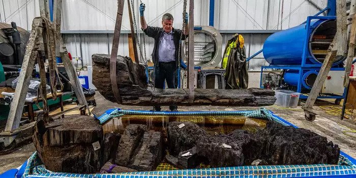 Bronze Age Coffin and Warrior’s Axe Found In a Pond at a Golf Course!