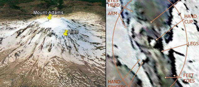 Giant Frozen Alien Discovered Near the top of Mount Adams