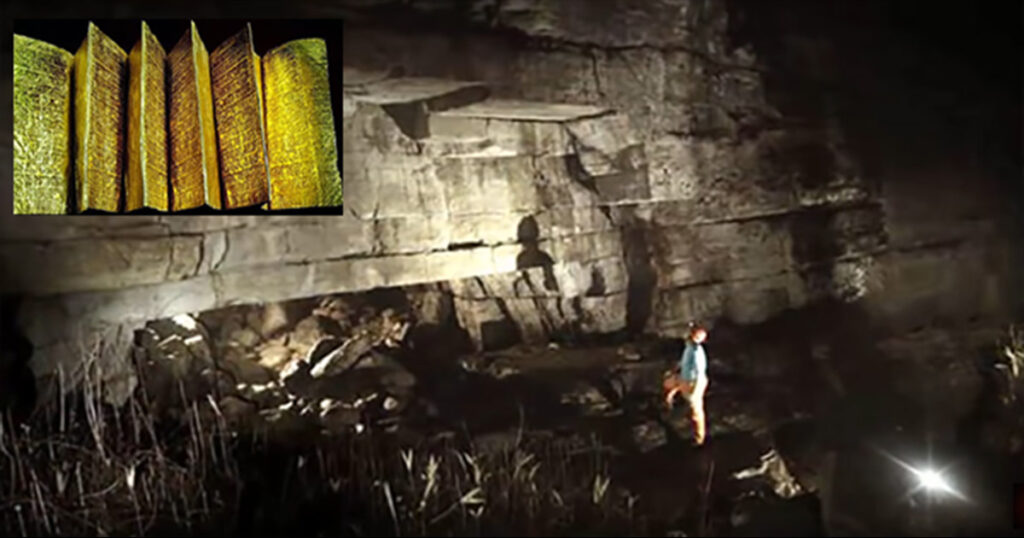 In Ecuador, a priest discovered a cave in which there is a Golden Library built by Giants